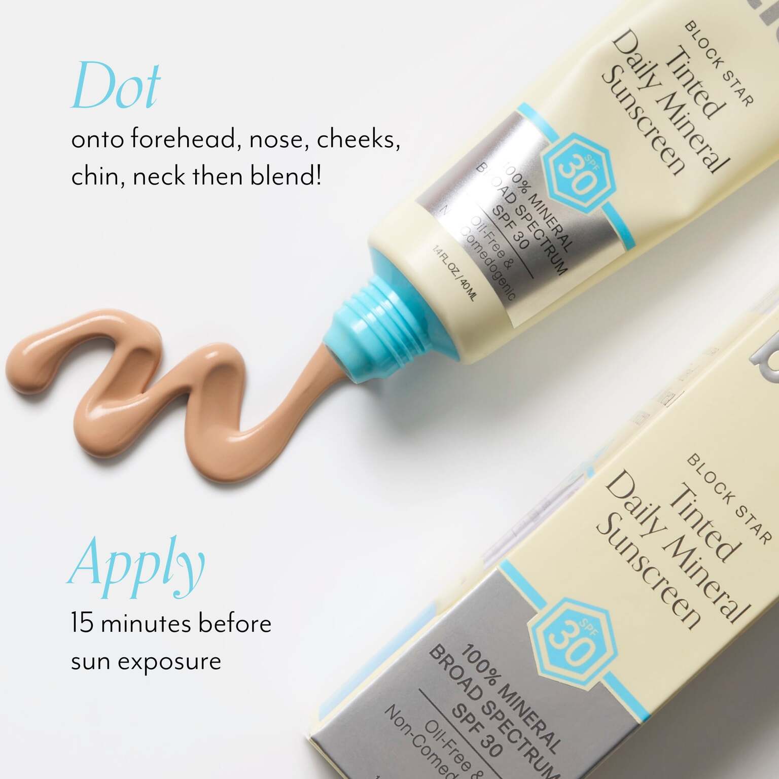 Block Star Tinted Daily Mineral Sunscreen SPF 30 - Image 4