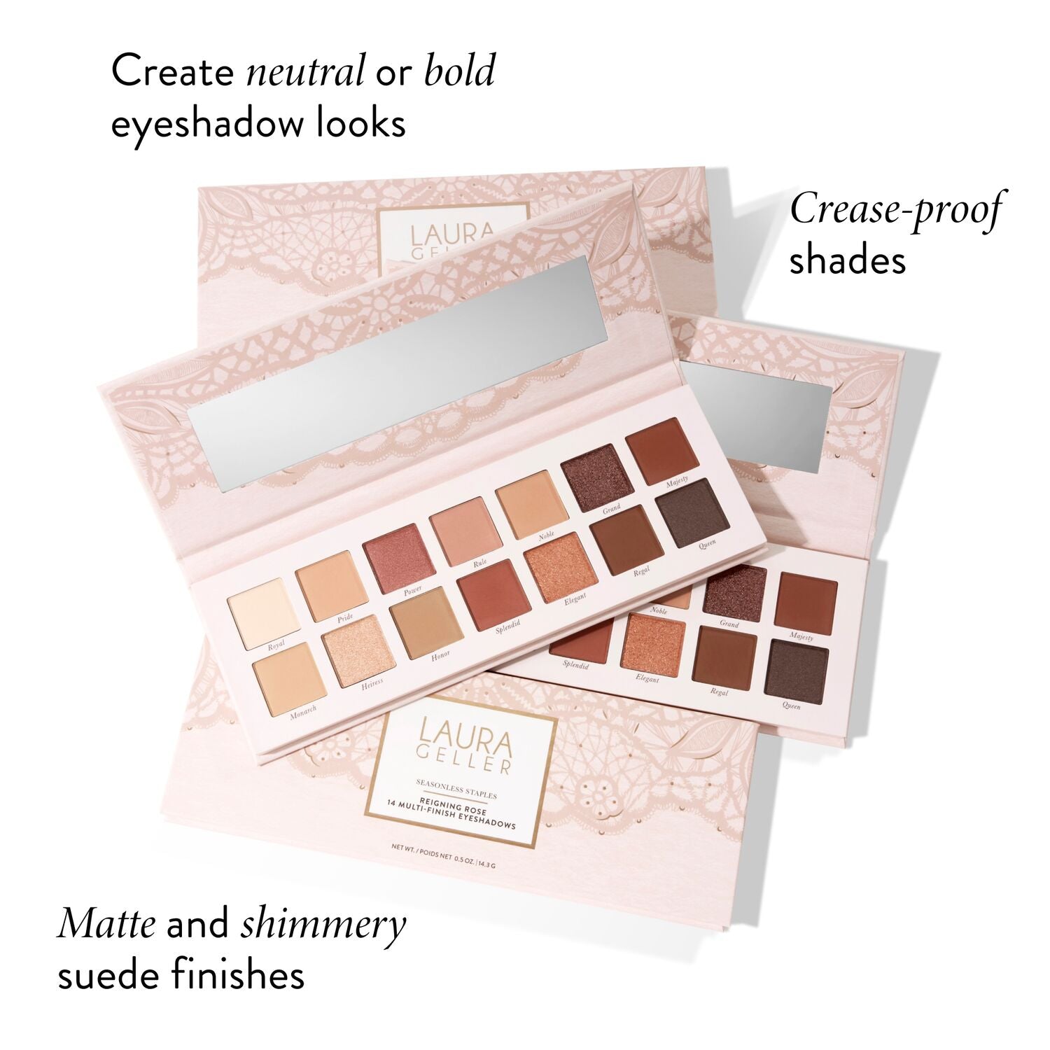 Seasonless Staples Reigning Rose 14 Multi-Finish Eyeshadows - Image 2